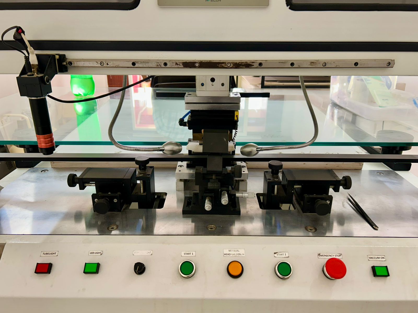 Bonding machine control panel at Jay Electronics Branch 2